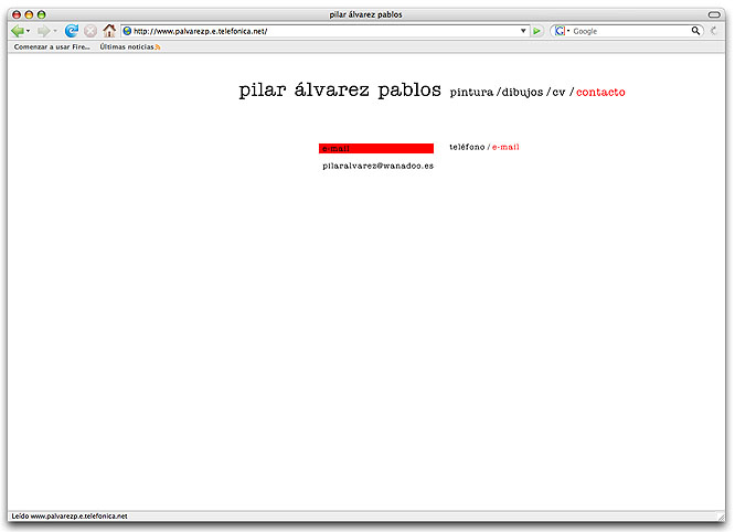 web Pilar Álvarez